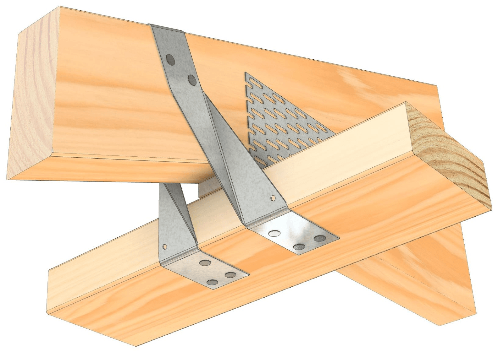Strap Ties are sometimes called Cyclone Ties as the hold down roof rafters