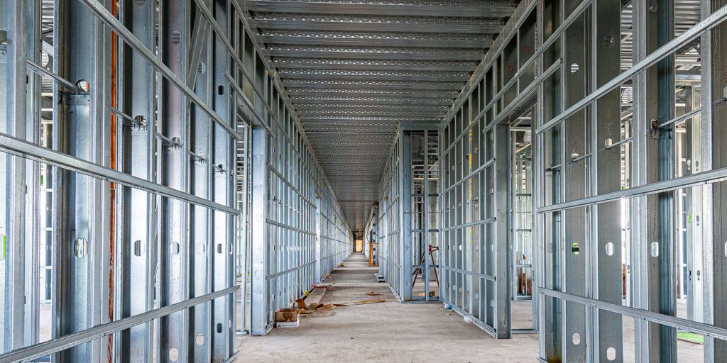 Cold-Formed Steel Construction from https://www.ispansystems.com/news/cost-comparison-cold-formed-steel-concrete-wood/
