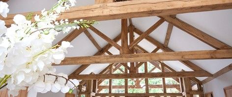 An image showing an example of King Post Roof Truss set up in residential building